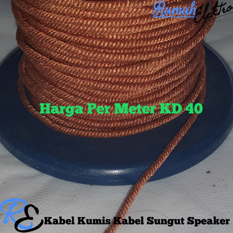 Kabel Kumis Kabel Sungut Speaker Tali Kabel Speaker ukuran 40