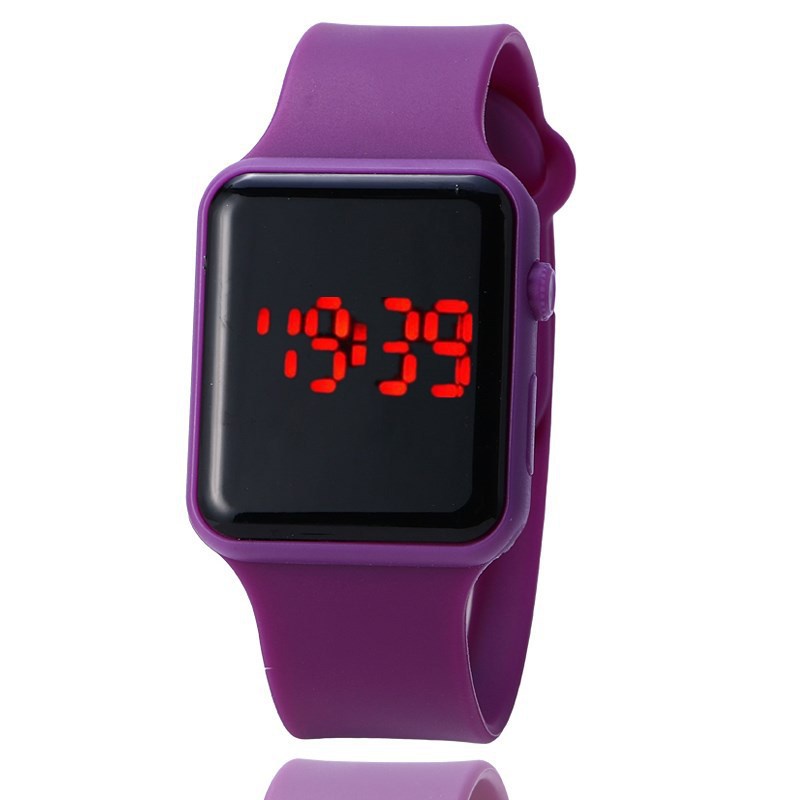 Jam Tangan Wanita A0024  Fashion Olahraga LED Silicone Digital Watches
