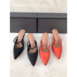SEPATU | SHOES | WANITA | PEDRO  SATIN HEELED MULES ORI PREMIUM IMPORT