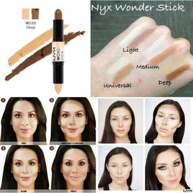 Contour and Higlighter stick /NYX Contour /Kiss beauty Contour