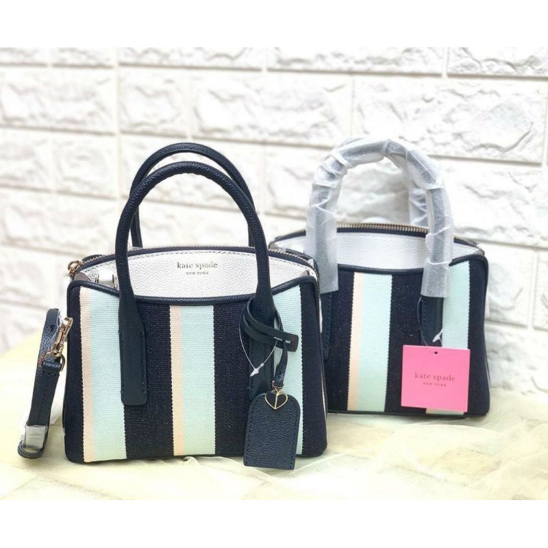 Kate Spade Mini Margaux Canvas Stripe
