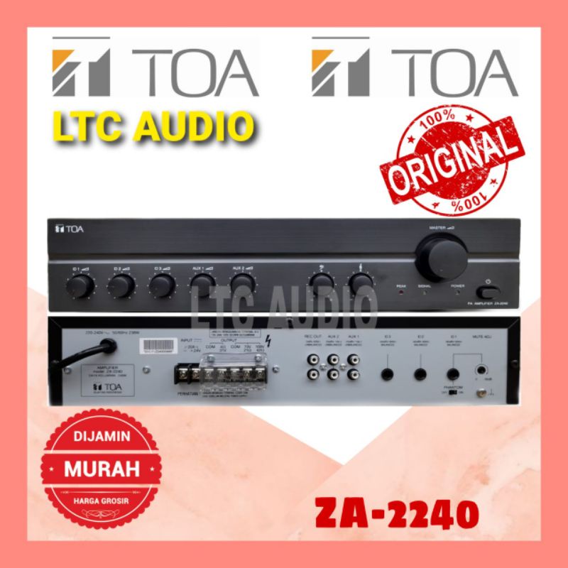 AMPLIFIER TOA ZA-2240 240 WATT / TOA ZA 2240 / ZA 2240