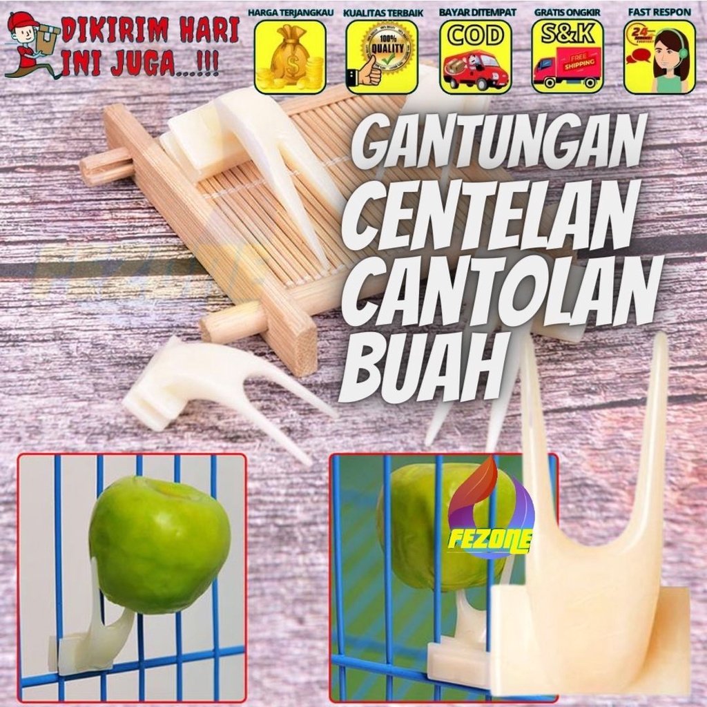 Cantolan buah dan sayuran untuk burung kenari love bird blackthroat falk red siskin cucak ijo FEZONE