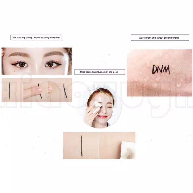 DNM Eyeliner Cair Tahan Lama Waterproof Pen/ DNM-el