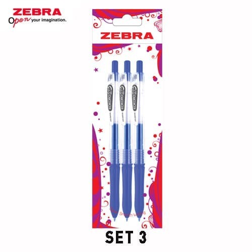 

STATIONERY HAUL-ZEBRA KOKORO GEL 05 BLUE SET 3