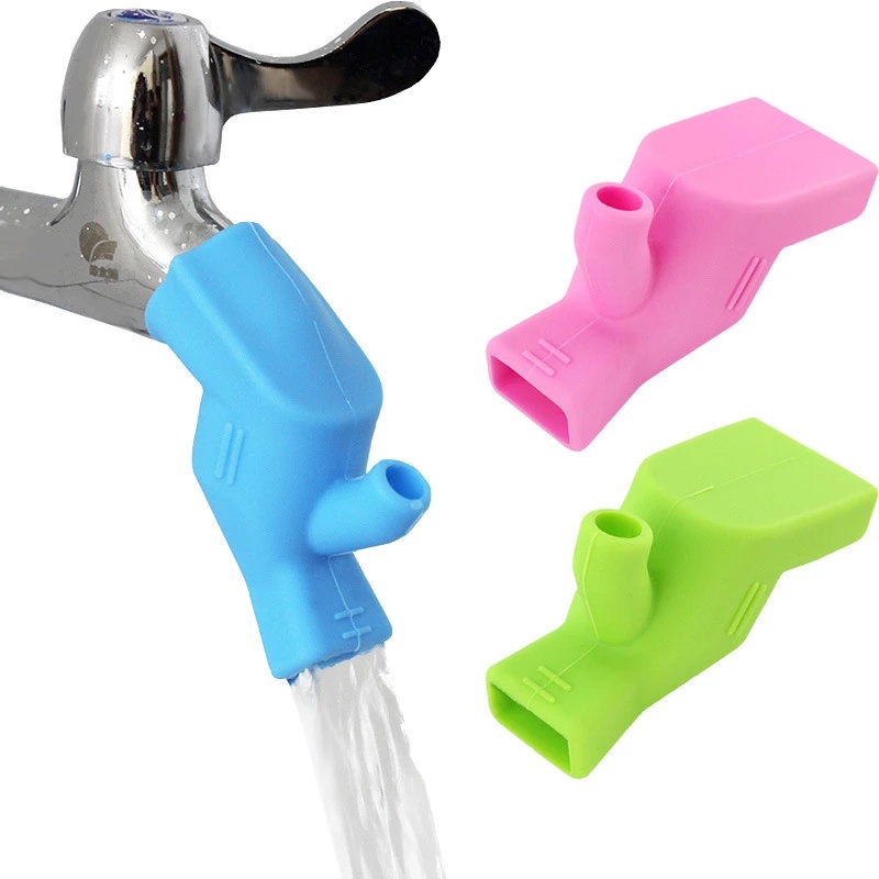 [ Kitchen Sink Faucet Extender Rubber ][Silicone Material Faucet Nozzle Extender][Adjustable Faucet Nozzle Extender ][Children Faucet Guide Sink Extender][For Kitchen Bathroom Sink Kitchen Accessories]
