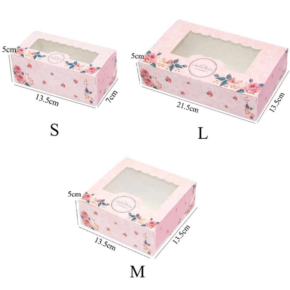 Lanfy Mooncake Box Pastry Biskuit Kertas Hadiah Packaging Box DIY Sovenir Pernikahan Kotak Kue