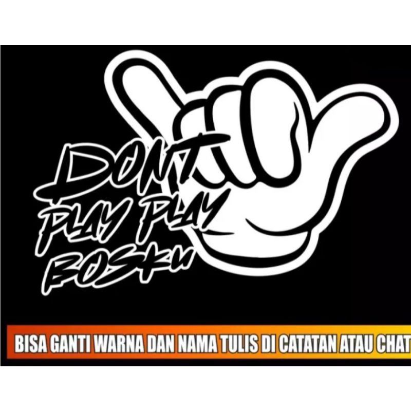STIKER KACA MOBIL, TRUK, ELF, PICK UP