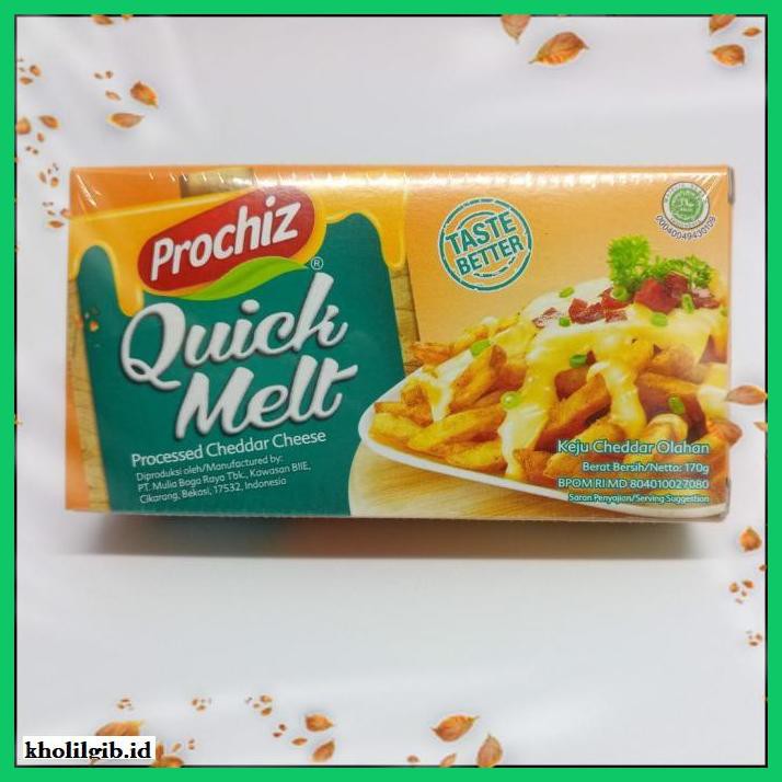 

Ujekujek- Keju Prochiz Quick Melt 170Gr / Keju Leleh Prochiz -Original.