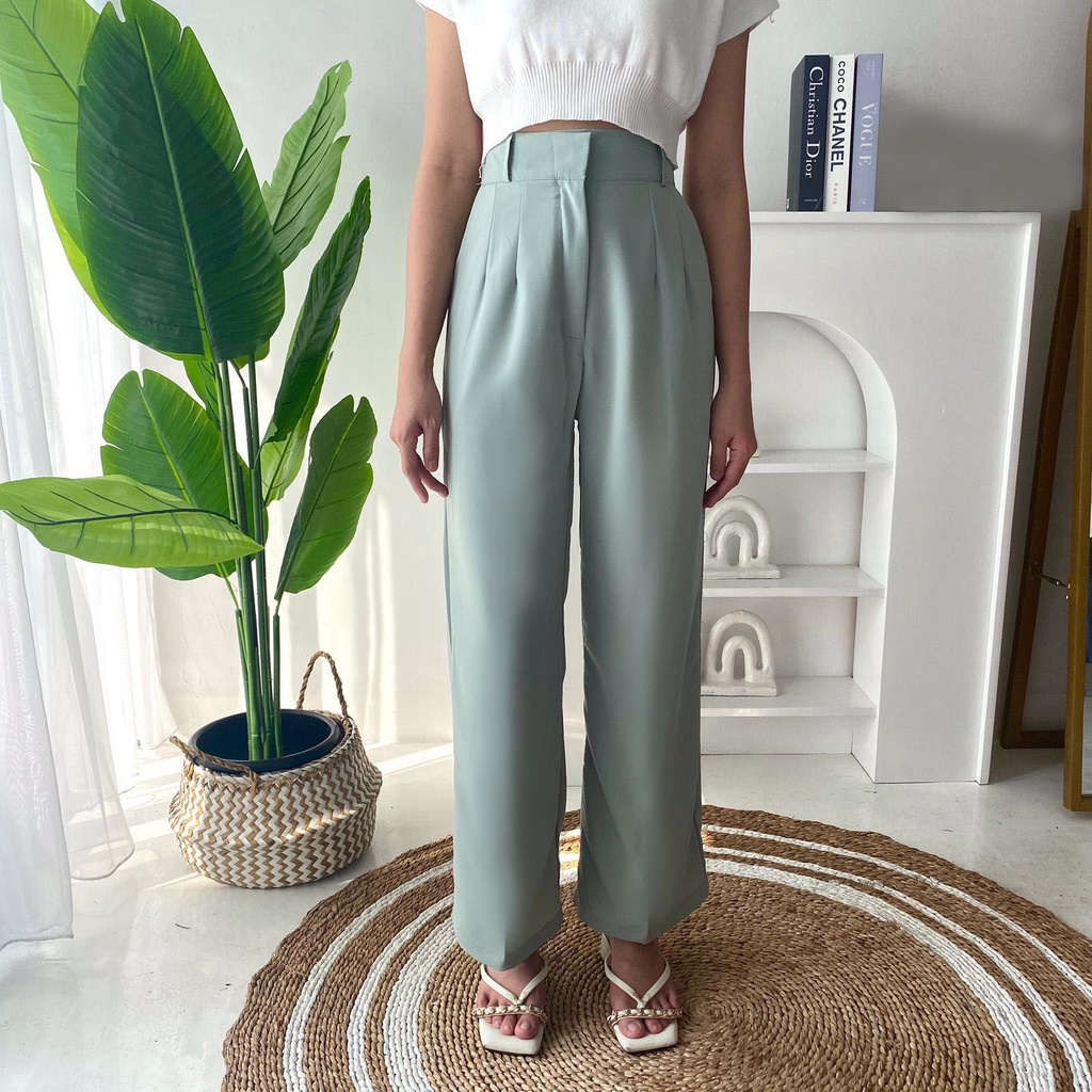 V1040 Ruth Long Pants - 13 COLOR &amp; 3 SIZE
