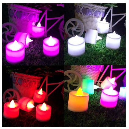 Lampu Tidur Lilin Elektrik Mini LED Candle Light Lampu Dekorasi Hias Portable 50