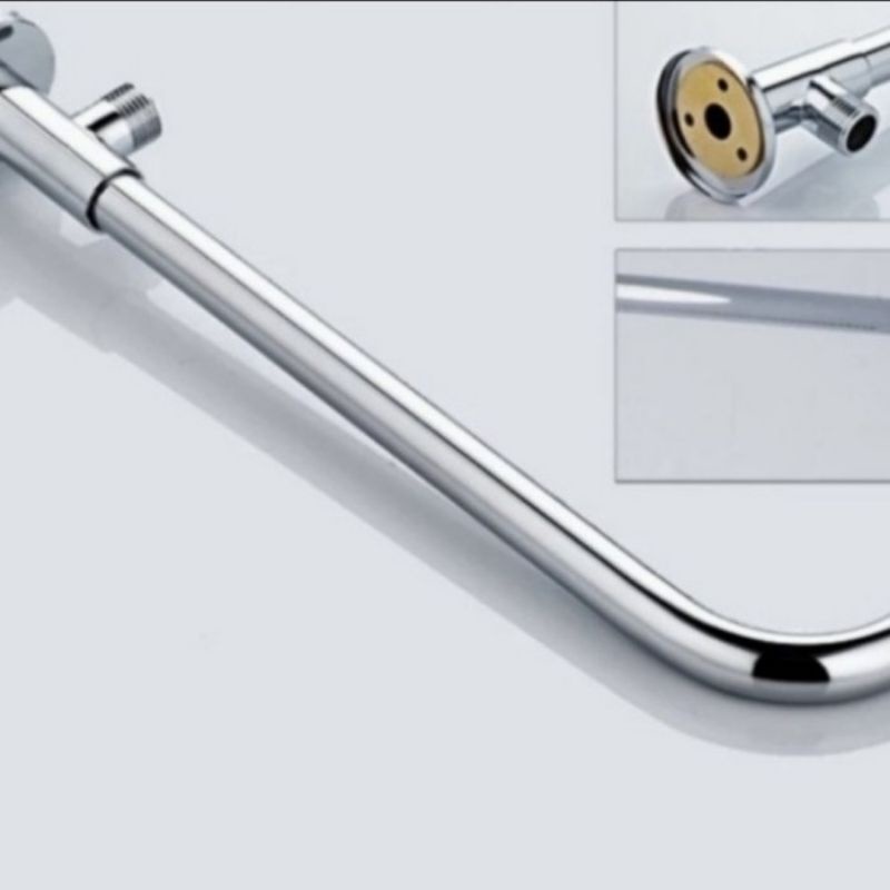 

Paket Head shower Rainfall Set kotak 10 inch Komplit + Pipa Dan Bracket - Pipa 20cm