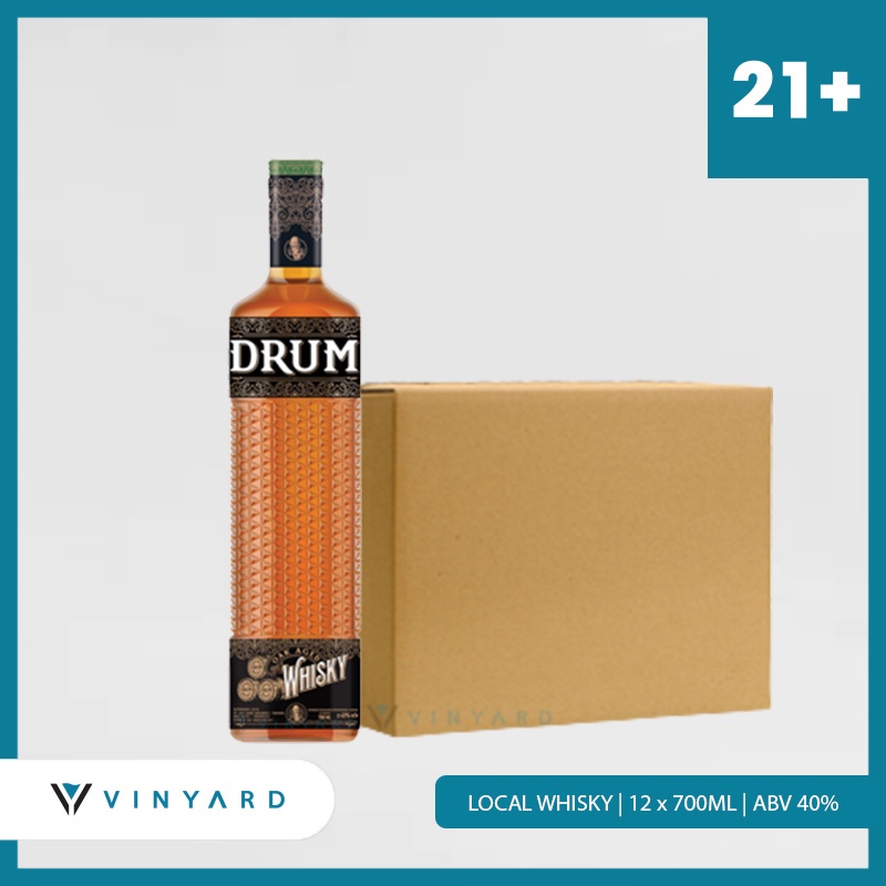 Promo Drum Whisky Oak Aged 700ml ( 12 BOTOL )