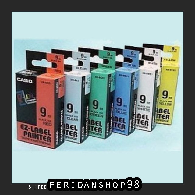 

BT30 EZ LABEL TAPE BEST PRINTER CASIO 9 MM BY FERIDANSHOP98