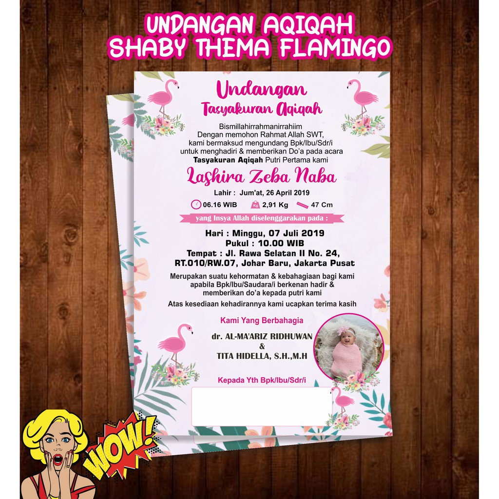 Undangan Aqiqah