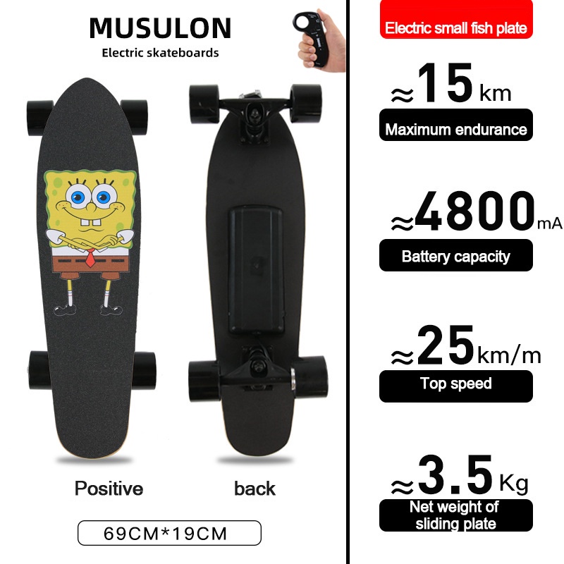 Sikat Elektrik Untuk Papan Seluncur / Skateboard