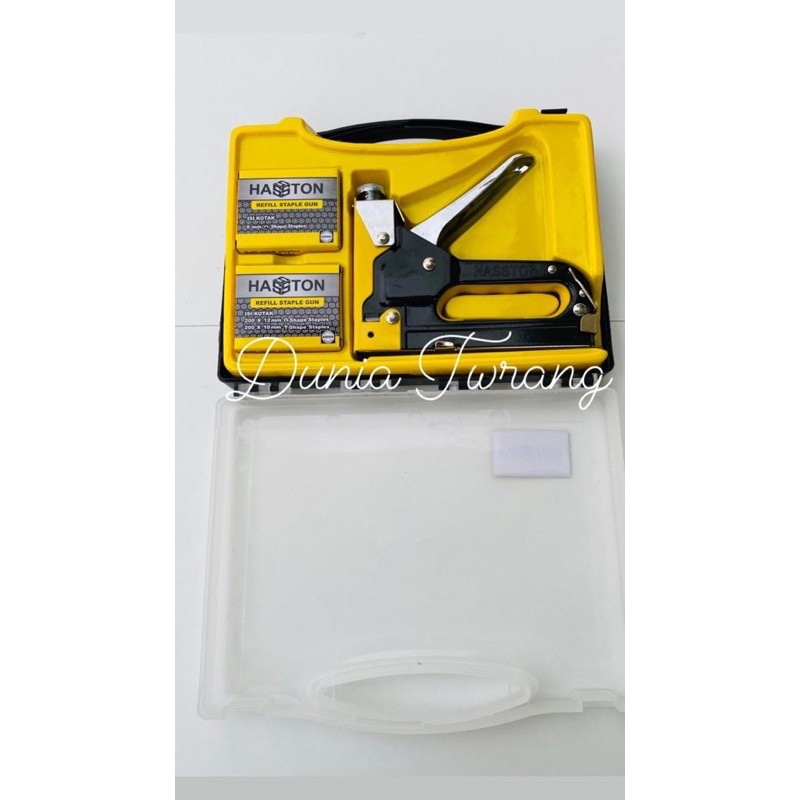 Staples Gun 3in1 Staple Jok Tembak 3way Tacker Jok Hekter - HASSTON PROHEX