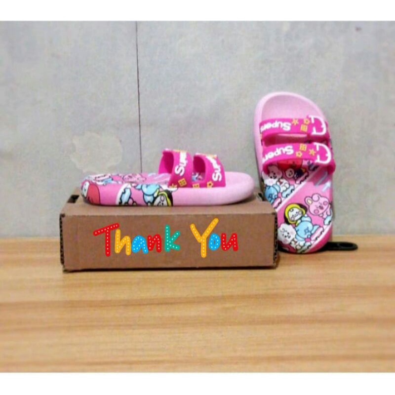 sandal anak cewek bts
