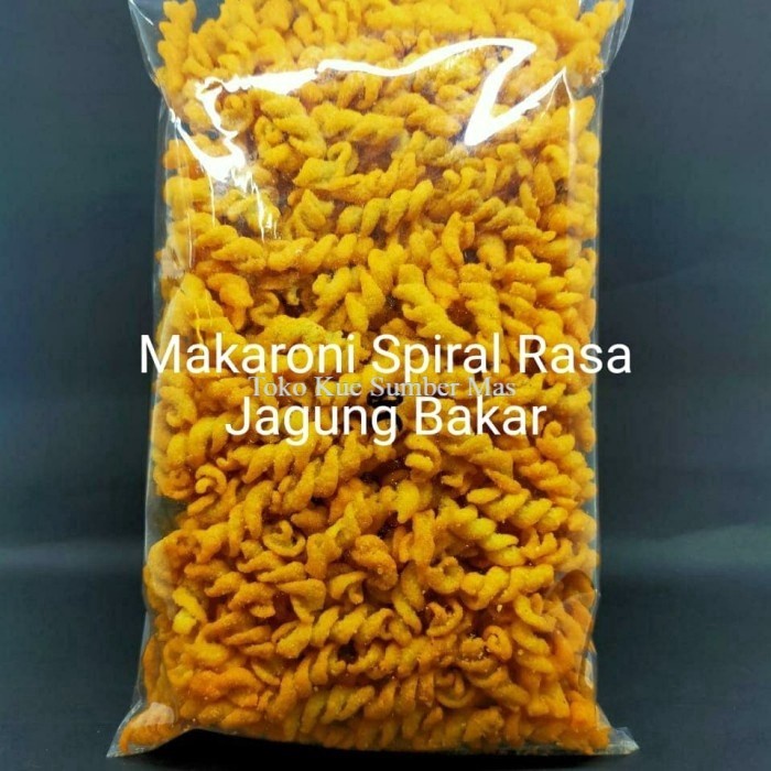 

MAKARONI SPIRAL L/MACARONI SPIRAL/RASA JAGUNG BAKAR 250 GRAM/TERLARIS
