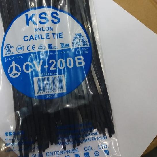 

֍ kabel ties KSS LT200BK 200X4.6/CABLE TIE KSS 20CM ℮