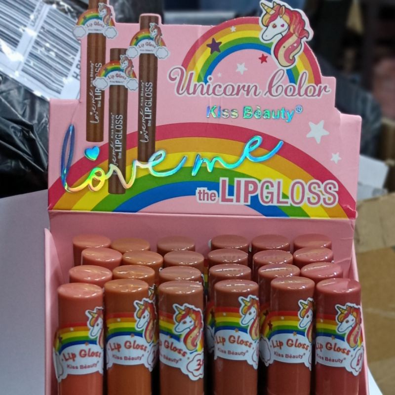 Per 6 pcs | Lipgloss Nude Unicorn Collor Love me 03A