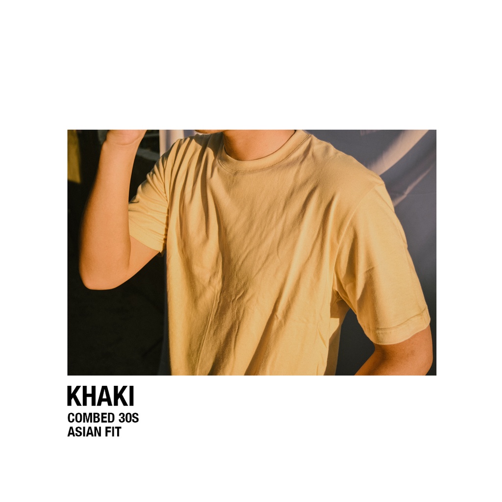 Kaos Polos - Khaki - Combed 30s