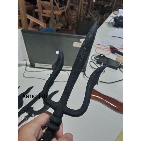 tombak trisula antik sepuh stw keleng bkn tua majapahit mataram senopa murah seindonesia