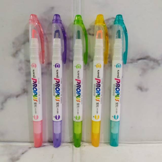 

Uni Propus Window Soft Color Double-Sided Highlighter-40mm/0.6mm soft