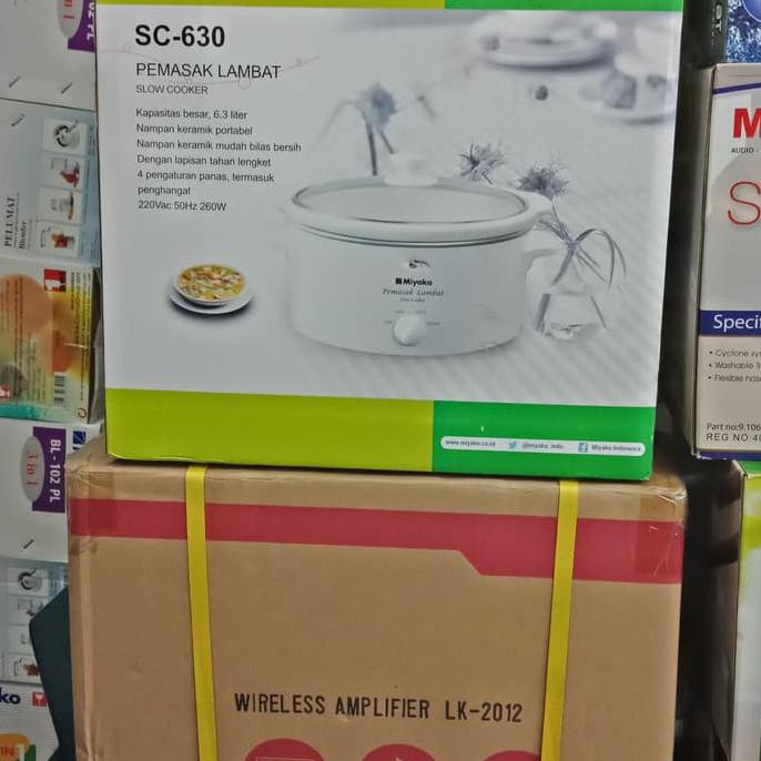 Promo Slow Cooker Miyako Sc-630...Kapasitas 6.3Liter Syerliasni