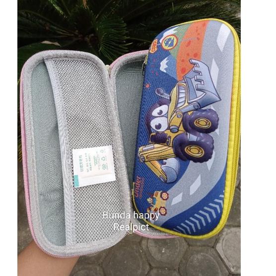

Terlaris.. Kotak Tempat Pensil Pena Anak 3D TK SD Jerapah Unicorn Princes Astronot Mobil Dino