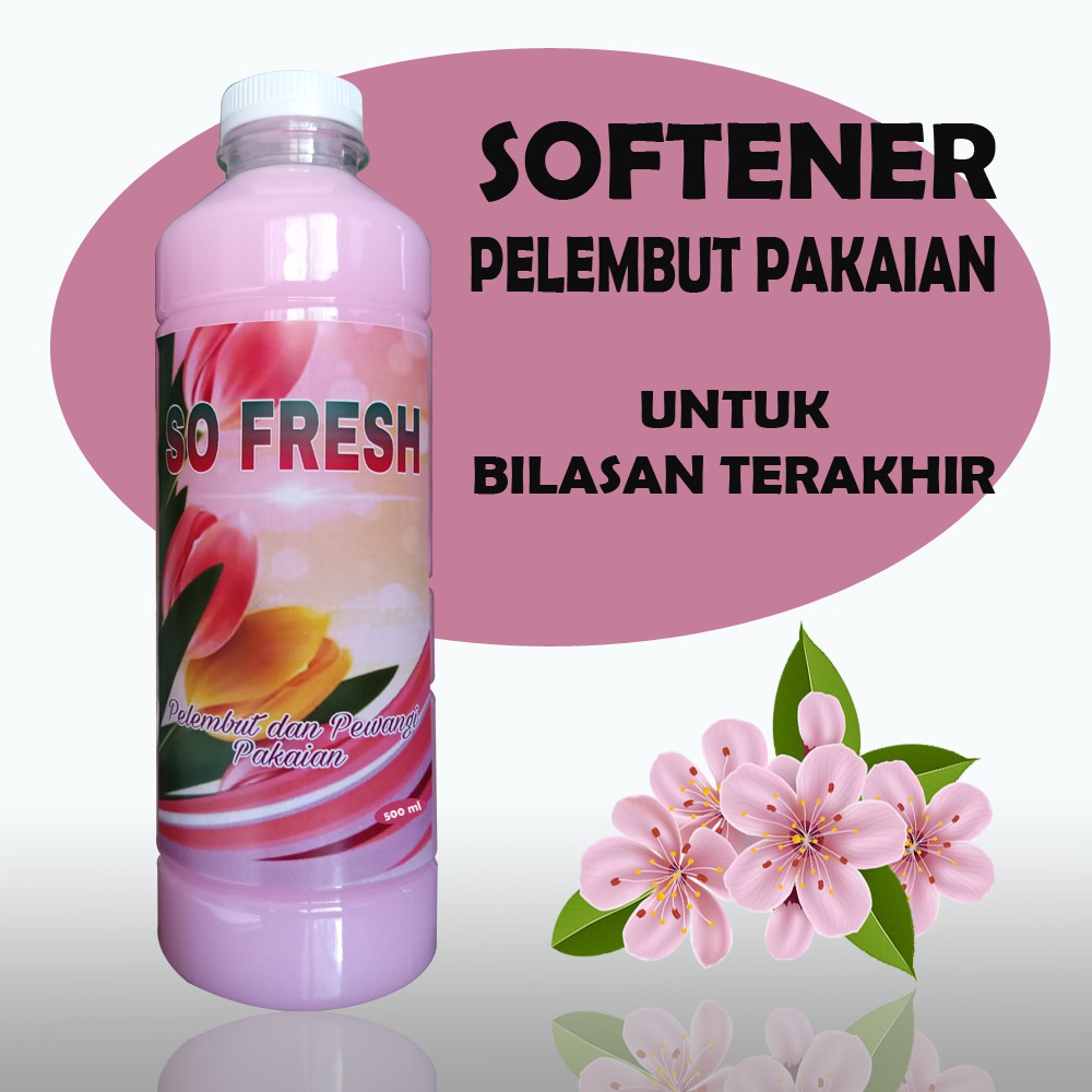 PELEMBUT DAN PENGHARUM PAKAIAN PINK 500 ML