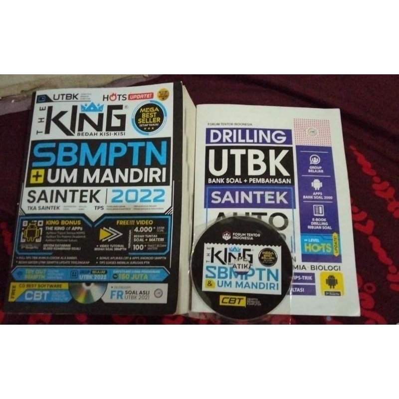 

Paket hemat!! Buku The KING UTBK SAINTEK 2022