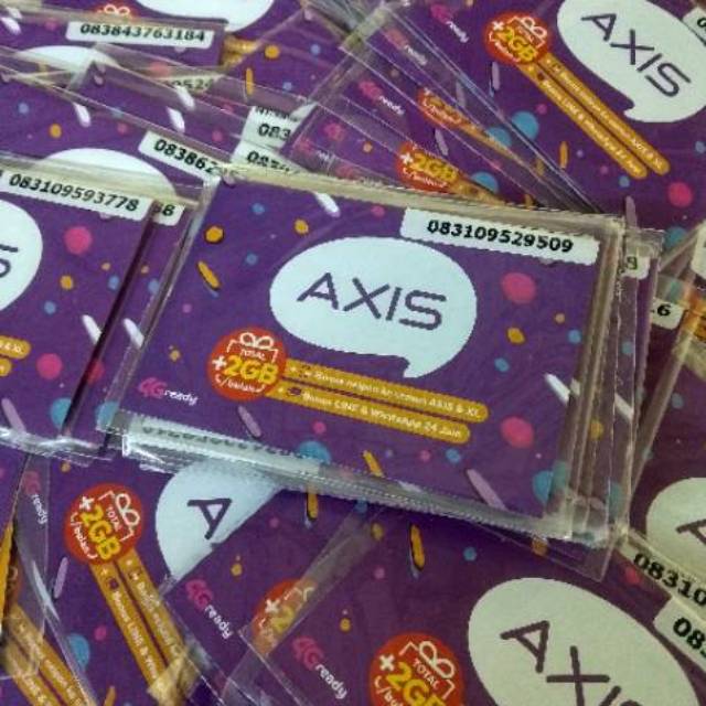 AXIS 12 DIGIT ACAK OTP BACA DESKRIPSI MINIMAL ORDER 25 KARTU