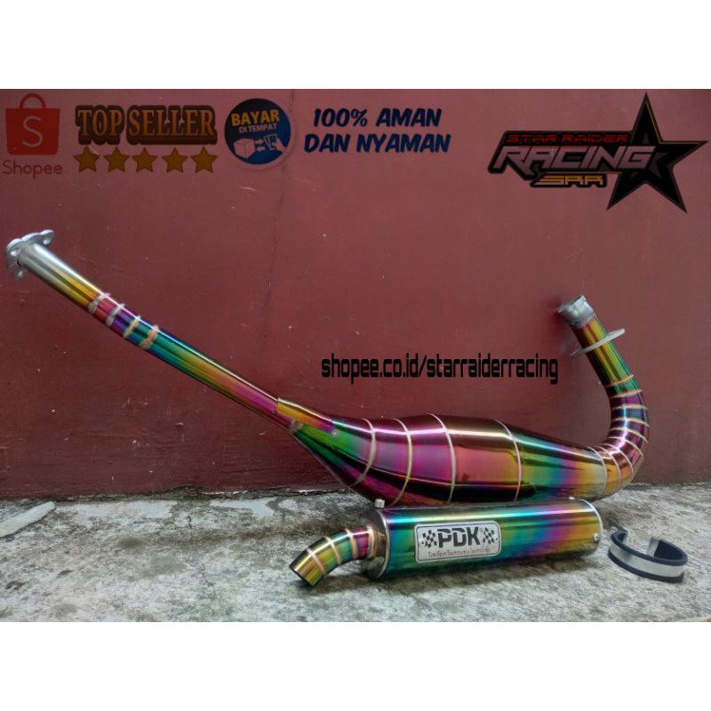 knalpot motor ninja rainbow PDK untuk motor ninja r,rr,ss