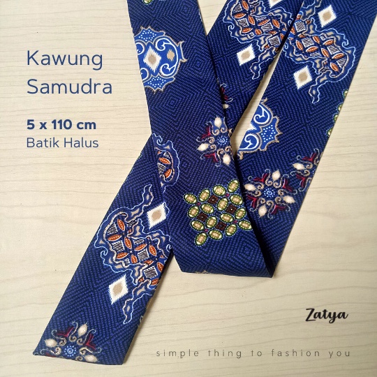 Twilly Batik Scarf by Zatya-Kawung Samudra