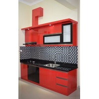 Kitchen Set HPL/ Kitchen Set Minimalis/ Lemari Dapur/ Kitchen Set Murah/ Kitchen Set/ Rak Piring/ TA