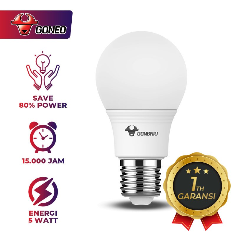 Lampu LED 5 Watt Goneo - Putih