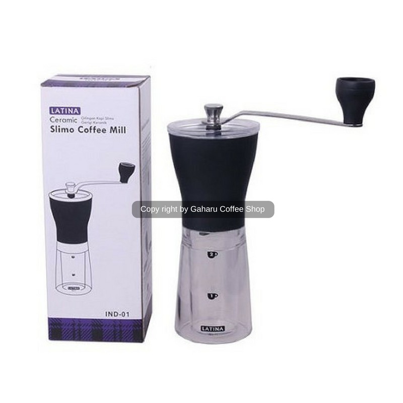 coffee grinder latina slimo ceramic alat penggiling kopi manual murah bagus