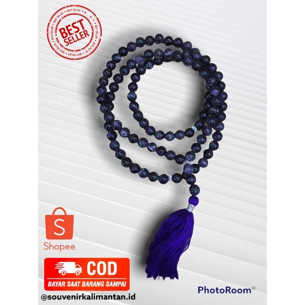 Tasbih Batu Kecubung Asli