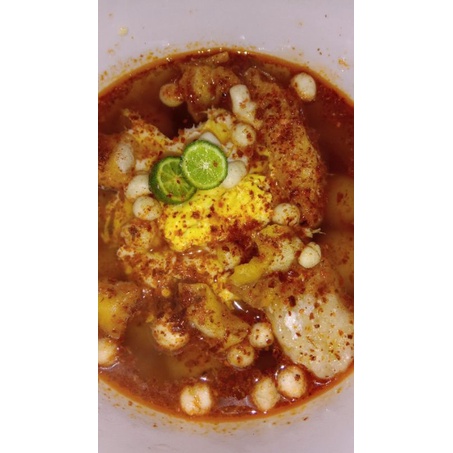 

baso aci pedas - Bakso Aci Tulang rangu - Bakso Aci viral - baso aci isi ayam