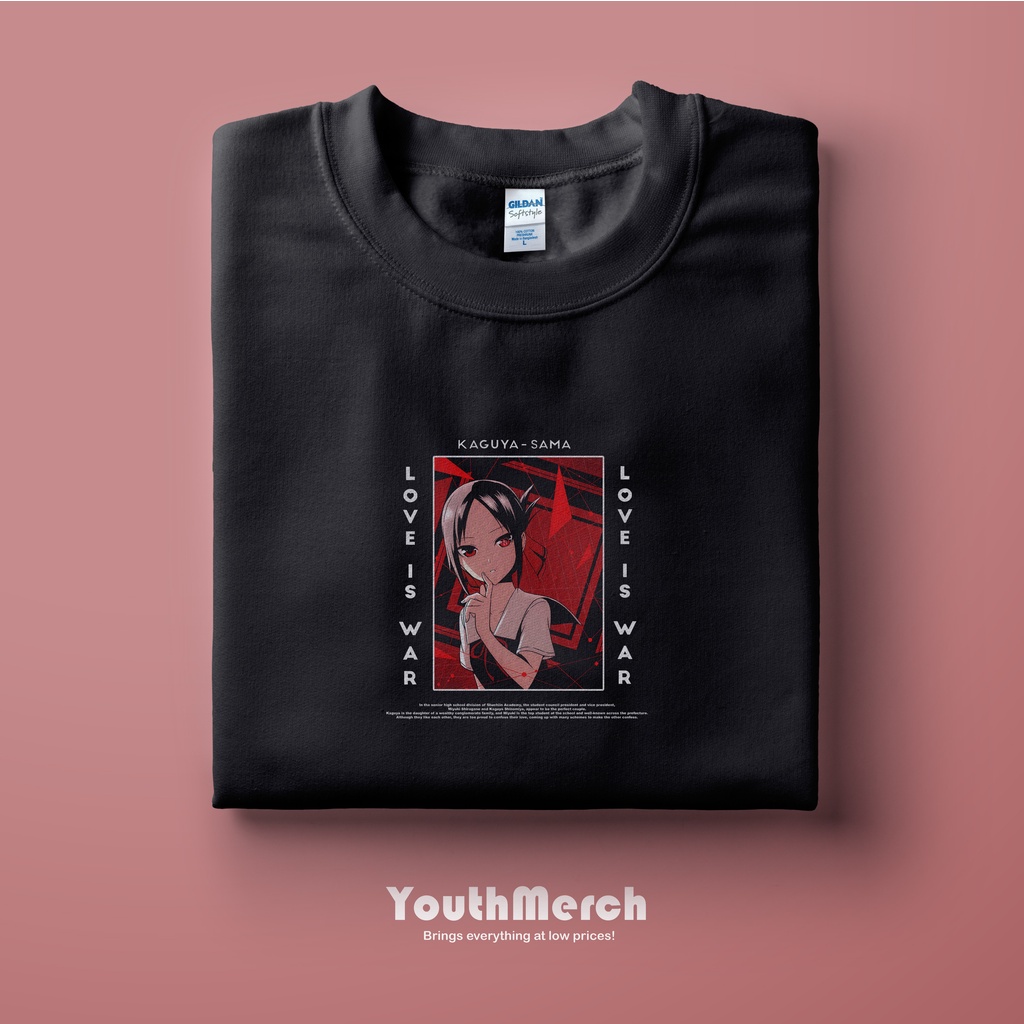 Kaos Anime Kaguya Sama Love Is War - Anime Merch | Unisex | Baju Kaguya Sama | Kaguya Sama Tees