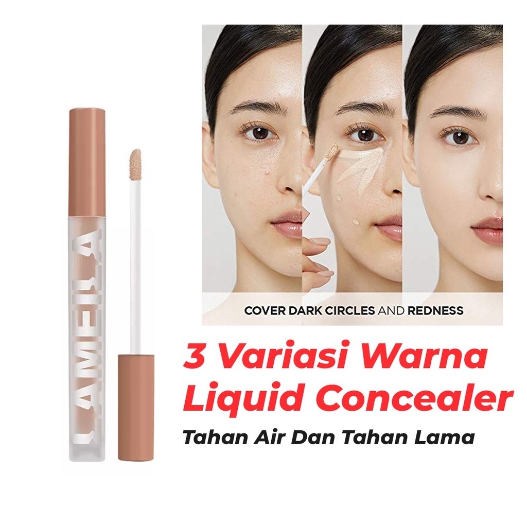 BEAUTY JAYA - Lameila 1031 Liquid Concealer Full Cover Makeup ORIGINAL!! Make Up Penutup Noda Pada Wajah