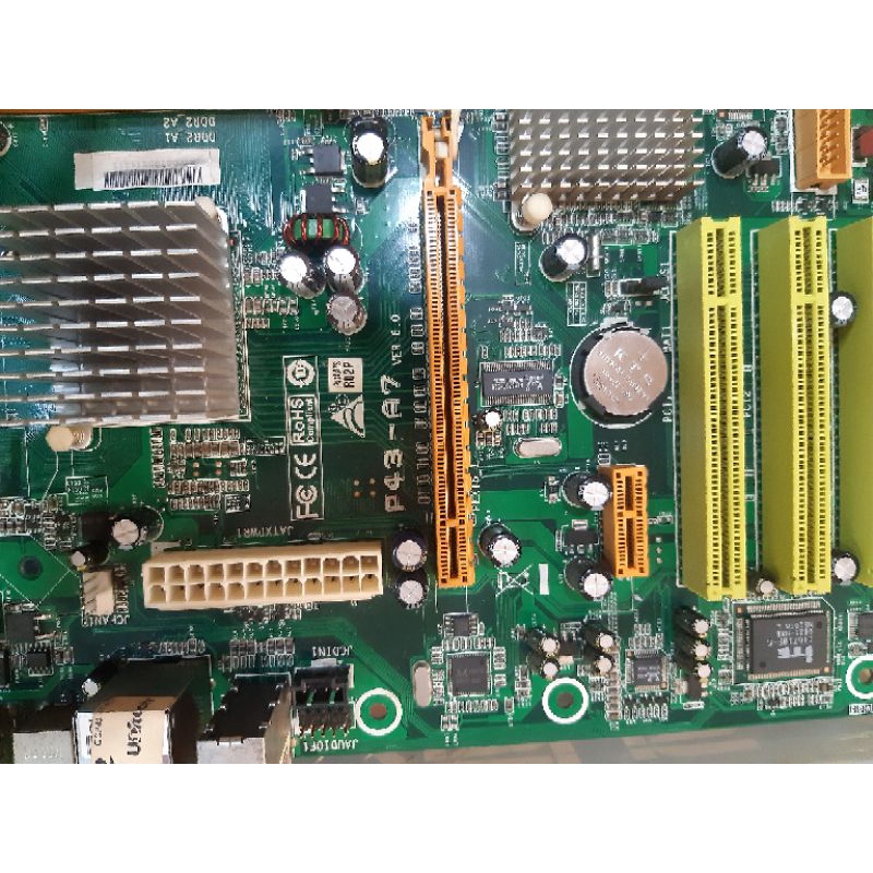 Motherboard intel LGA 775 p35/p43 biostar dan intel dekstop