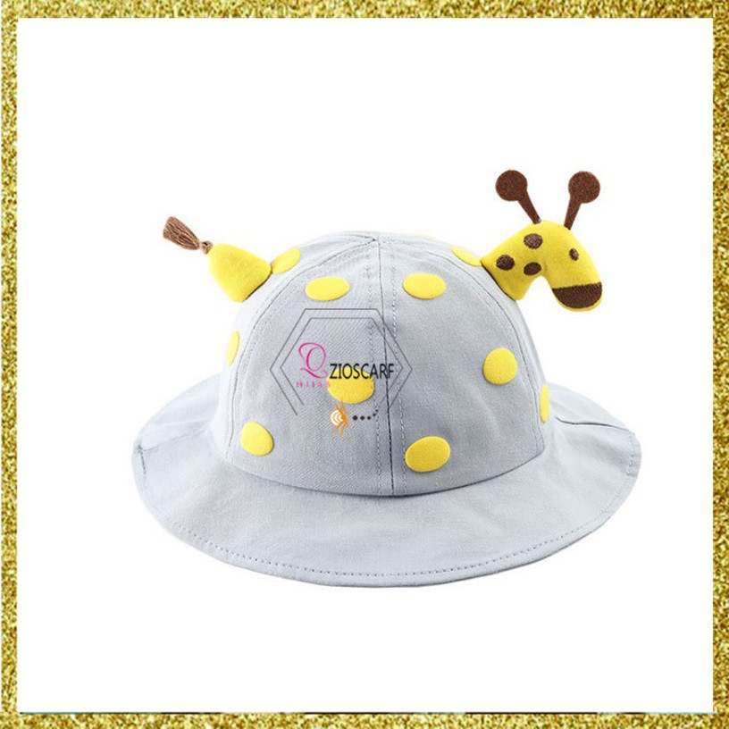 Topi Bucket Anak Jerapah topi fashion balita pelindung wajah anak Topi Anti virus topi jalan - BTA