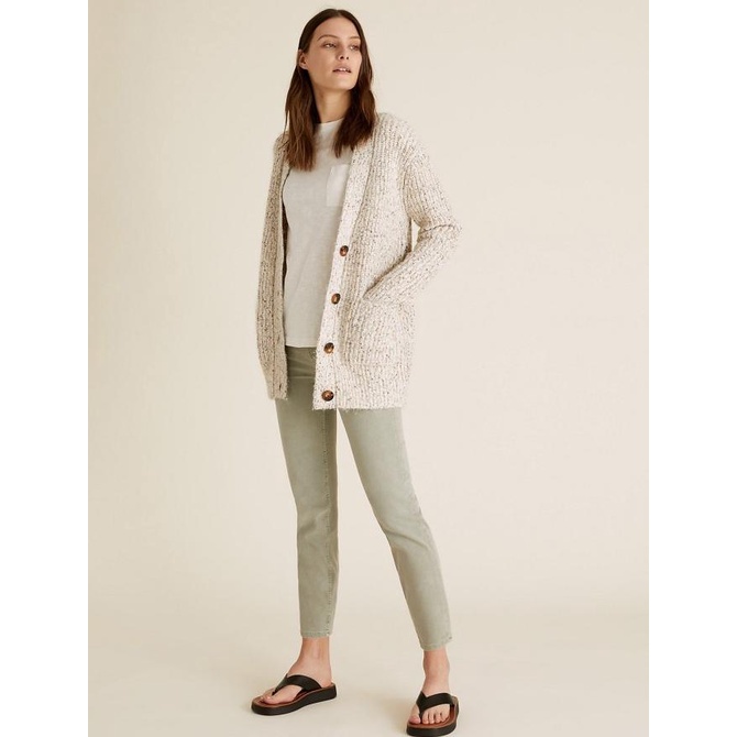 Marks & Spencer - Celana Jeans Wanita - Slim Fit Cropped Jeans