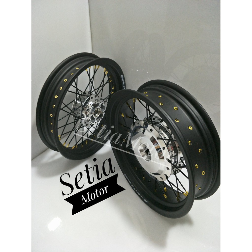 Velg Yamaha Mio Sporty - Soul - Tapak Lebar 250 350 Ring 14 - Jari Jari Tromol Rl