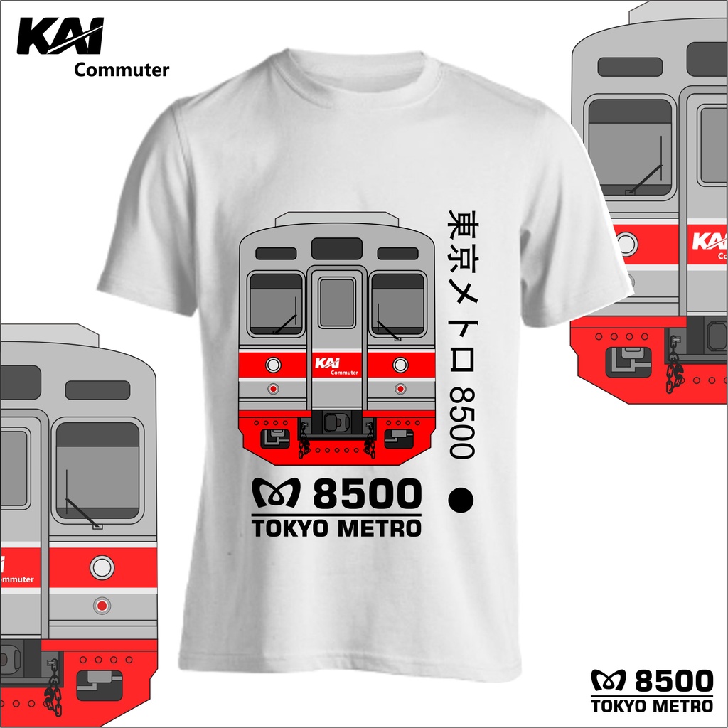 Kaos Railfans Kereta Api KRL TM8000-8500 (Dewasa/Anak)