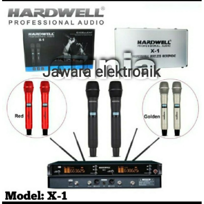 Mic Wireless Hardwell x-1 / Hardwell x1 / Hardwell x 1 Original Garansi Resmi