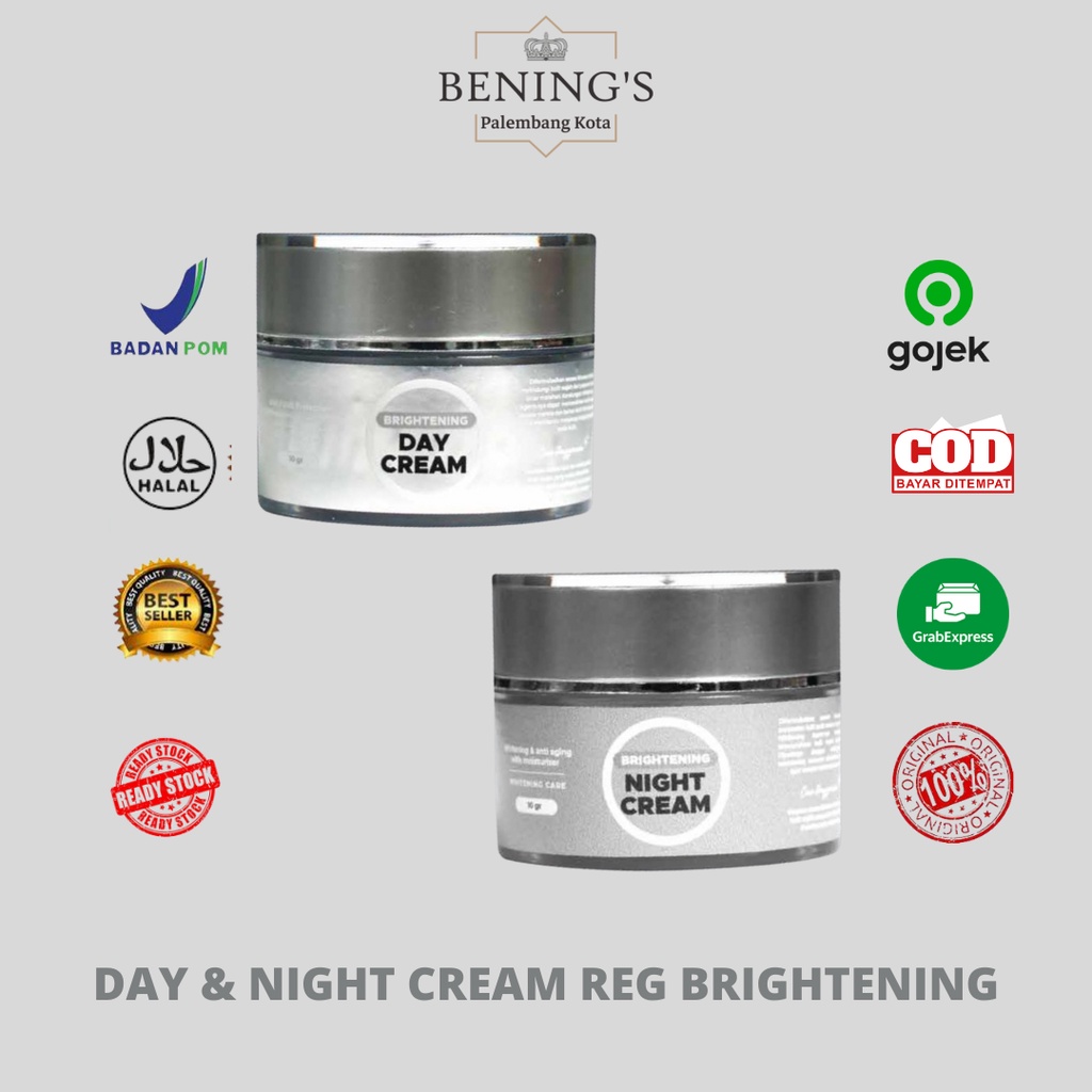 BENINGS SKINCARE by DR.OKY PRATAMA / PAKET BRIGHTENING/FREE MINI GOLD/MARCHANDISE BENING'S-DAY&NIGHT REG