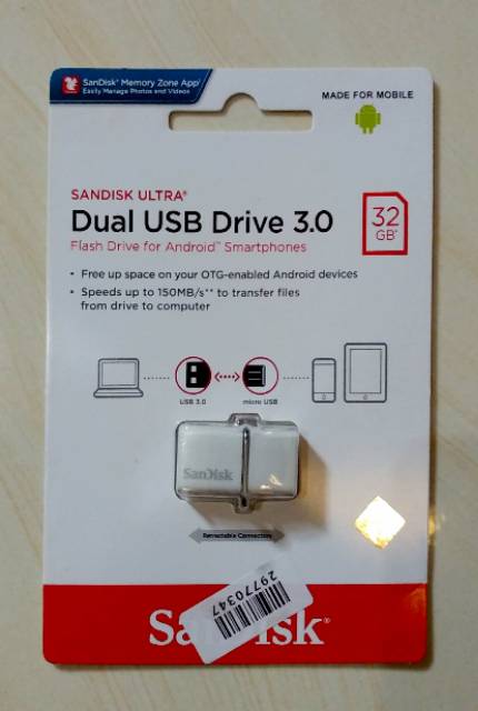 Sandisk USB 3.0 32 GB ORIGINAL Garansi 5 Tahun